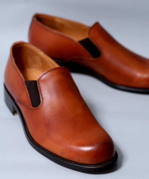 PADRONE（パドローネ）の「【PADRONE】SIDE GORE SHOES/サイドゴアシューズ/PU8054-2201-17A（ドレスシューズ・メンズ・キャメル/ダークブラウン/ブラック・40/41/43/42）」の3枚目の写真