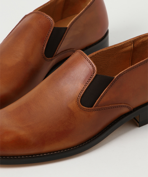 PADRONE（パドローネ）の「【PADRONE】SIDE GORE SHOES/サイドゴアシューズ/PU8054-2201-17A（ドレスシューズ・メンズ・キャメル/ダークブラウン/ブラック・40/41/43/42）」の6枚目の写真