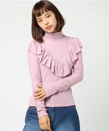 onespo | フリルリブタートル(Tシャツ/カットソー)