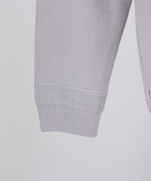 5351 POUR LES HOMMES（ゴーサンゴーイチプールオム）の「“ONTARIO COMFORT”カーディガン（カーディガン/ボレロ・メンズ・ブラック/ライトグレー・44/48/46）」の8枚目の写真