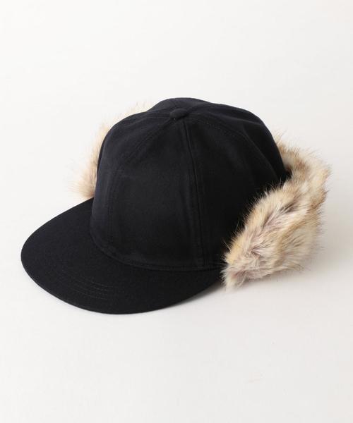 BEAUTY&YOUTH UNITED ARROWS（ビューティーアンドユースユナイテッドアローズ）の「BY フェイクファー イヤーパッド キャップ ◆（キャップ・メンズ・ダークグレー/ネイビー・FREE）」の2枚目の写真