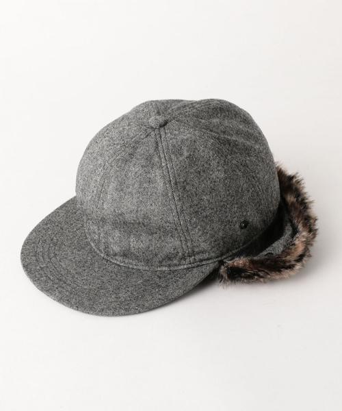BEAUTY&YOUTH UNITED ARROWS（ビューティーアンドユースユナイテッドアローズ）の「BY フェイクファー イヤーパッド キャップ ◆（キャップ・メンズ・ダークグレー/ネイビー・FREE）」の5枚目の写真