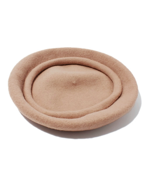 BEAUTY&YOUTH UNITED ARROWS（ビューティーアンドユースユナイテッドアローズ）の「BY П フェルトカラーベレエ ◆（ハンチング/ベレー帽・レディース・ブラック/グレー/ベージュ/ワインレッド/ダークグリーン/オフホワイト/ロイヤルブルー・フリー）」の9枚目の写真