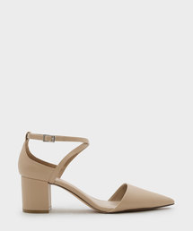 クリスクロスポインテッドヒール / CRISS CROSS POINTED HEELS