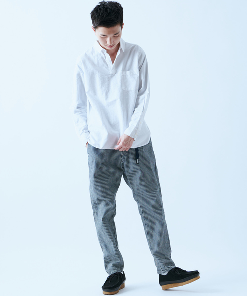 CIAOPANIC（チャオパニック）の「パナマスキッパーシャツ（シャツ/ブラウス・メンズ・ベージュ/ネイビー/ホワイト・MEDIUM/LARGE）」の8枚目の写真