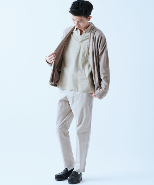 CIAOPANIC（チャオパニック）の「パナマスキッパーシャツ（シャツ/ブラウス・メンズ・ベージュ/ネイビー/ホワイト・MEDIUM/LARGE）」の10枚目の写真
