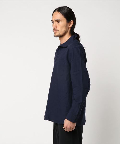 CIAOPANIC（チャオパニック）の「パナマスキッパーシャツ（シャツ/ブラウス・メンズ・ベージュ/ネイビー/ホワイト・MEDIUM/LARGE）」の5枚目の写真