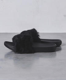UGG アグ　ファーサンダル　ブラック 23cm UGG アグ サンダル レディース ファンケット 1113474 ブラック