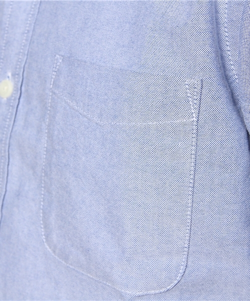 WEGO（ウィゴー）の「WEGO/オックスボタンダウンシャツ（7）（シャツ/ブラウス・メンズ・ホワイト/サックスブルー/ネイビー/ライトピンク・SMALL/MEDIUM/LARGE）」の10枚目の写真