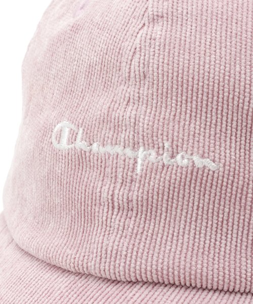 Champion(チャンピオン)の「Champion別注コーデュロイキャップ(キャップ・レディース・ブラック/ベージュ/ピンク・00)」の7枚目の写真