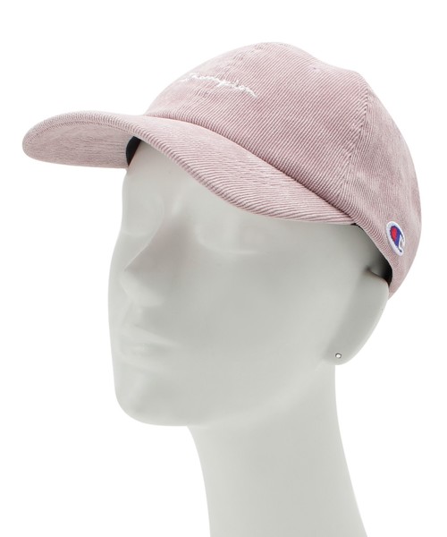 Champion(チャンピオン)の「Champion別注コーデュロイキャップ(キャップ・レディース・ブラック/ベージュ/ピンク・00)」の9枚目の写真