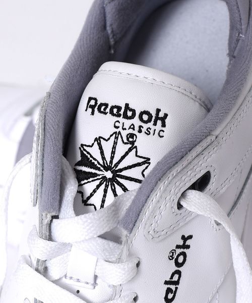 Reebok(リーボック)の「【Begin11月号掲載】Reebok: エクスクルーシブ クラシックレザー ■(スニーカー・メンズ・ホワイト/ブラック・26cm/26.5cm/27cm/27.5cm/28cm/28.5cm/29cm)」の5枚目の写真