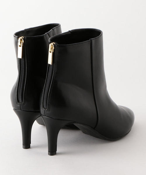 green label relaxing(グリーンレーベルリラクシング)の「◆KFC ポインテッドショートブーツ(7.0cmヒール) ◆(ブーツ・レディース・ブラック/モカ/ダークブラウン/その他1・S/M/L/LL)」の8枚目の写真