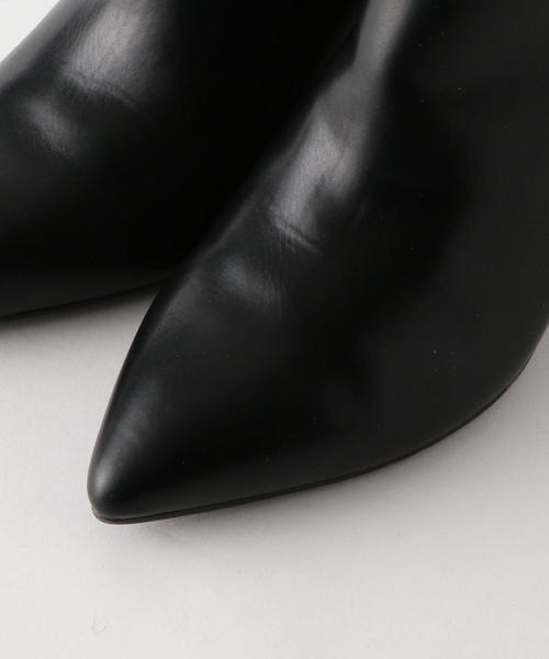 green label relaxing(グリーンレーベルリラクシング)の「◆KFC ポインテッドショートブーツ(7.0cmヒール) ◆(ブーツ・レディース・ブラック/モカ/ダークブラウン/その他1・S/M/L/LL)」の9枚目の写真