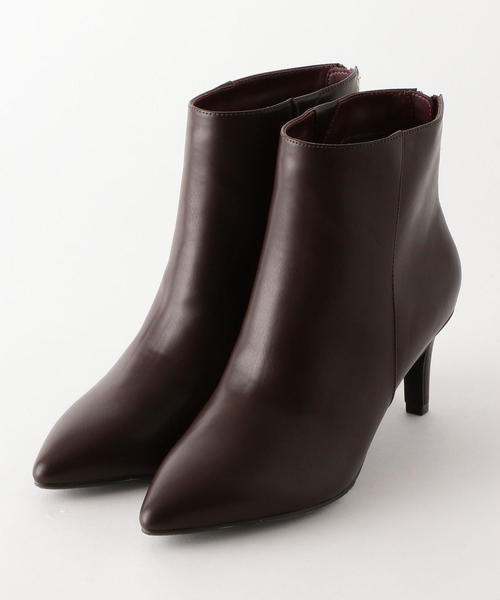 green label relaxing(グリーンレーベルリラクシング)の「◆KFC ポインテッドショートブーツ(7.0cmヒール) ◆(ブーツ・レディース・ブラック/モカ/ダークブラウン/その他1・S/M/L/LL)」の17枚目の写真