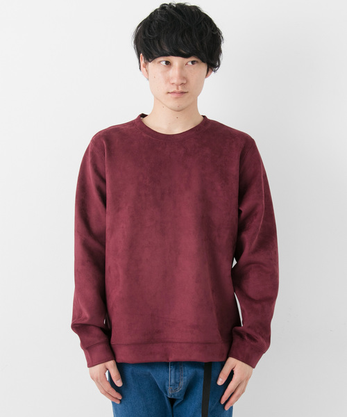 ITEMS URBANRESEARCH(アイテムズ アーバンリサーチ)の「フェイクスエードクルーネック(Tシャツ/カットソー・メンズ・ベージュ/グレー/カーキ/ボルドー・40/38)」の9枚目の写真