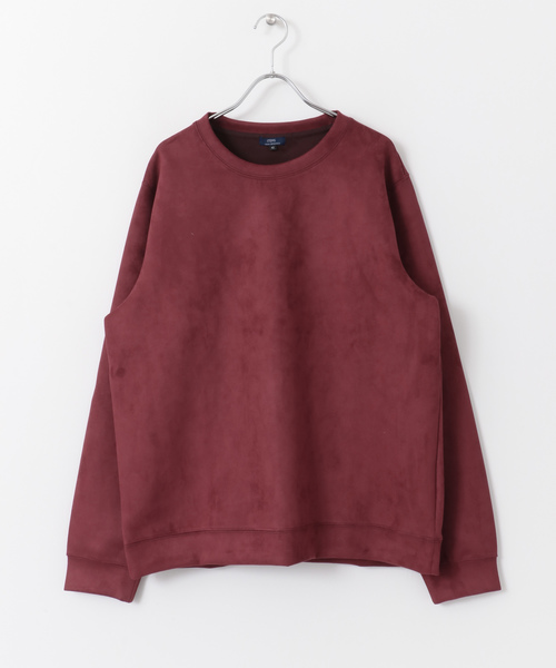 ITEMS URBANRESEARCH(アイテムズ アーバンリサーチ)の「フェイクスエードクルーネック(Tシャツ/カットソー・メンズ・ベージュ/グレー/カーキ/ボルドー・40/38)」の12枚目の写真