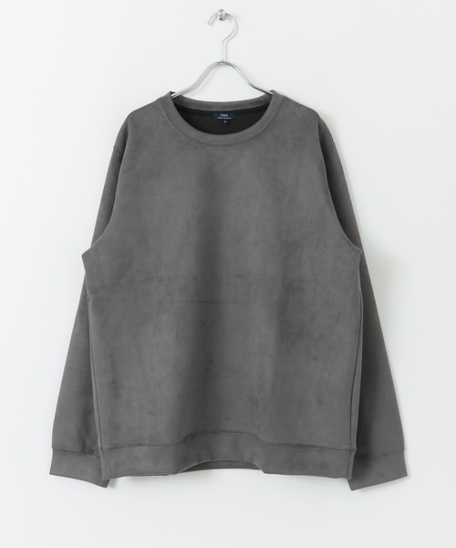 ITEMS URBANRESEARCH(アイテムズ アーバンリサーチ)の「フェイクスエードクルーネック(Tシャツ/カットソー・メンズ・ベージュ/グレー/カーキ/ボルドー・40/38)」の13枚目の写真