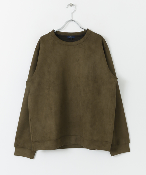 ITEMS URBANRESEARCH(アイテムズ アーバンリサーチ)の「フェイクスエードクルーネック(Tシャツ/カットソー・メンズ・ベージュ/グレー/カーキ/ボルドー・40/38)」の14枚目の写真