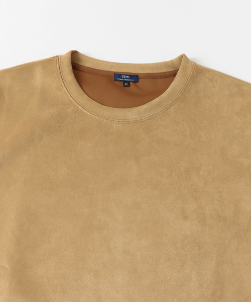 ITEMS URBANRESEARCH(アイテムズ アーバンリサーチ)の「フェイクスエードクルーネック(Tシャツ/カットソー・メンズ・ベージュ/グレー/カーキ/ボルドー・40/38)」の16枚目の写真