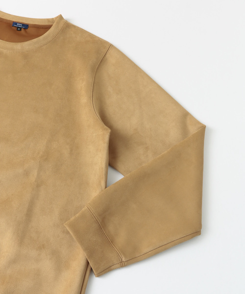 ITEMS URBANRESEARCH(アイテムズ アーバンリサーチ)の「フェイクスエードクルーネック(Tシャツ/カットソー・メンズ・ベージュ/グレー/カーキ/ボルドー・40/38)」の17枚目の写真
