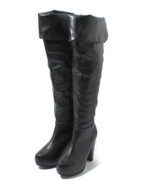 WEGO（ウィゴー）の「WEGO/サイハイブーツ（ブーツ・レディース・ブラック/ブラック系その他・23.5/24.5）」の12枚目の写真