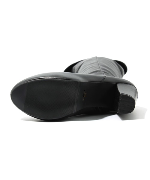 WEGO（ウィゴー）の「WEGO/サイハイブーツ（ブーツ・レディース・ブラック/ブラック系その他・23.5/24.5）」の4枚目の写真