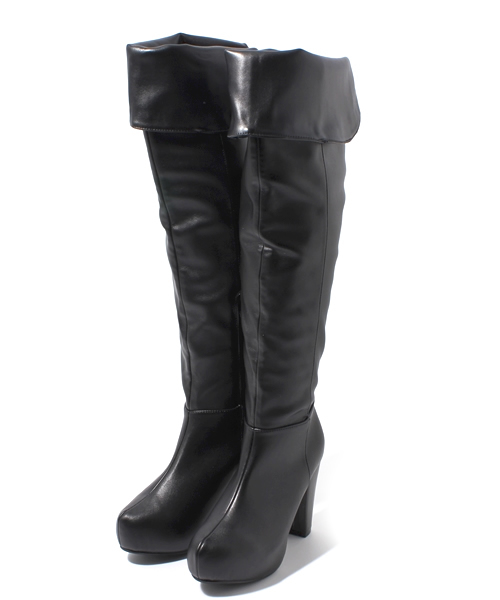 WEGO（ウィゴー）の「WEGO/サイハイブーツ（ブーツ・レディース・ブラック/ブラック系その他・23.5/24.5）」の15枚目の写真