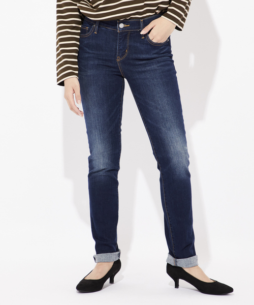 Levi's(リーバイス)の「【Levi's】「Shaping」312 シェイピングWARM スリムフィット(デニムパンツ・レディース・ダークインディゴブルー・24inch/25inch/26inch/27inch)」の1枚目の写真