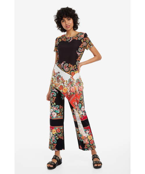 Desigual(デシグアル)の「インド アシンメトリー ブラウス TATIANA(Tシャツ/カットソー・レディース・オレンジ・2L/SS/S/M/L)」の8枚目の写真