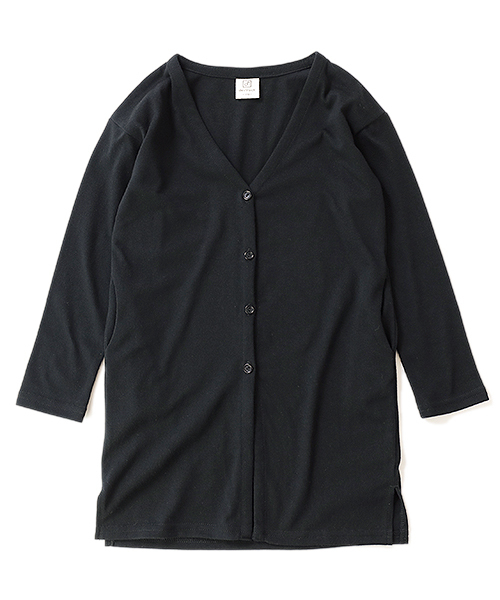 devirock（デビロック）の「ロング丈長袖カーディガン（カーディガン/ボレロ・キッズ・ブラック/ネイビー/杢グレー・110cm/100cm/120cm/130cm/140cm/150cm/160cm）」の11枚目の写真