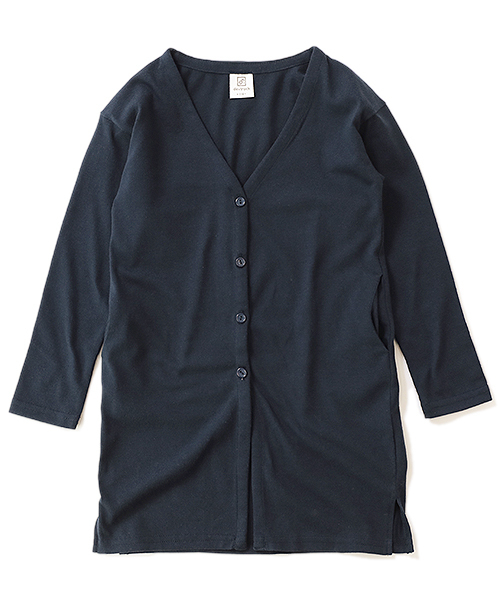 devirock（デビロック）の「ロング丈長袖カーディガン（カーディガン/ボレロ・キッズ・ブラック/ネイビー/杢グレー・110cm/100cm/120cm/130cm/140cm/150cm/160cm）」の13枚目の写真