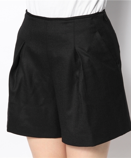 La TOTALITE（ラトータリテ）の「＊カラーフランネル ショートパンツ。（その他パンツ・レディース・ブラック/サックスブルー/ピンク・36/38/40）」の6枚目の写真