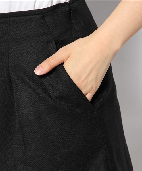 La TOTALITE（ラトータリテ）の「＊カラーフランネル ショートパンツ。（その他パンツ・レディース・ブラック/サックスブルー/ピンク・36/38/40）」の8枚目の写真