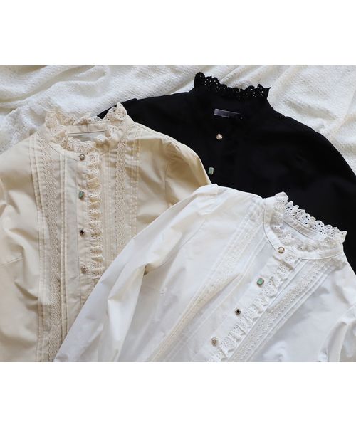 セール】ヴィンテージフリルブラウス（シャツ/ブラウス）｜one after