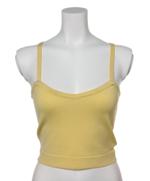 WEGO(ウィゴー)の「WEGO/ニットブラトップ(キャミソール・レディース・ライトグレー/ブルー/レッド/ライトイエロー・FREE)」の3枚目の写真