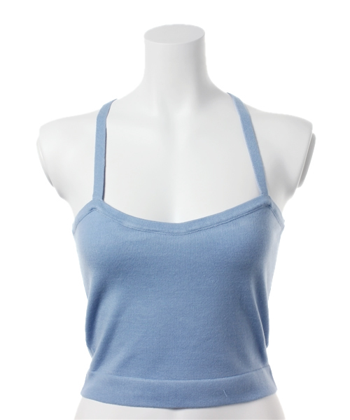 WEGO(ウィゴー)の「WEGO/ニットブラトップ(キャミソール・レディース・ライトグレー/ブルー/レッド/ライトイエロー・FREE)」の12枚目の写真