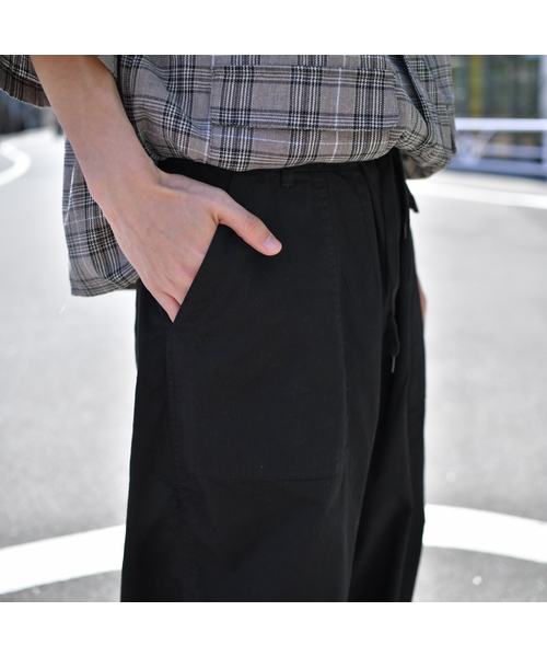 kutir（クティール）の「変形カーゴパンツ（カーゴパンツ・メンズ・ベージュ/オフホワイト/カーキ/サックスブルー/ブラック・SMALL/MEDIUM/LARGE）」の8枚目の写真