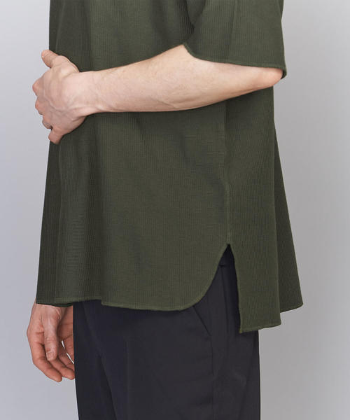 blurhms(ブラームス)の「<blurhms> OVER NECK SS/Tシャツ(Tシャツ/カットソー・メンズ・ブラック/オリーブ/ホワイト・3/2)」の10枚目の写真