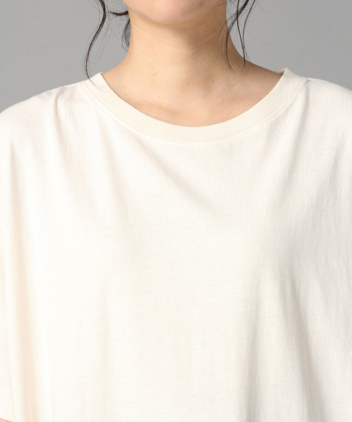 LOWRYS FARM（ローリーズファーム）の「ピグメントＴシャツワンピ　833199（ワンピース・レディース・アイボリー/ブラック/ブルー/レッド・FREE）」の7枚目の写真