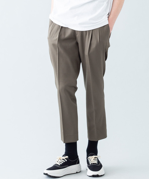 marka（マーカ）の「【marka】別注スラックス（スラックス・メンズ・ネイビー/グレイッシュベージュ・1/2）」の5枚目の写真