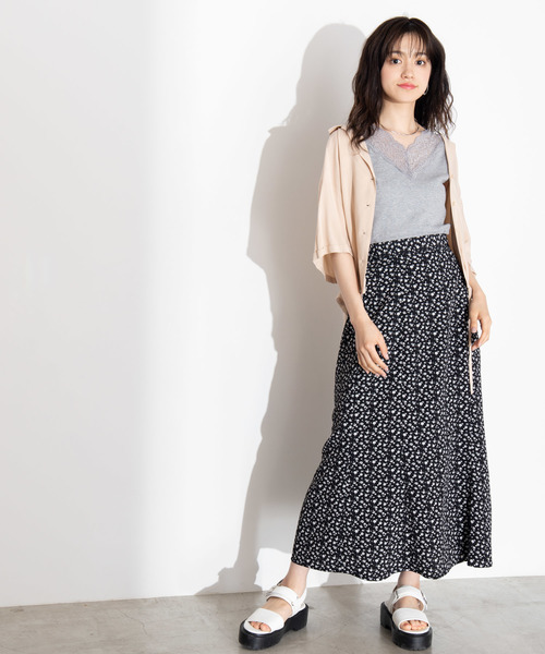 WEGO（ウィゴー）の「WEGO/2WAYレースキャミソール（キャミソール・レディース・ブラック/ピンク/グリーン/ベージュ/杢グレー/ホワイト/ライトブラウン・FREE）」の18枚目の写真