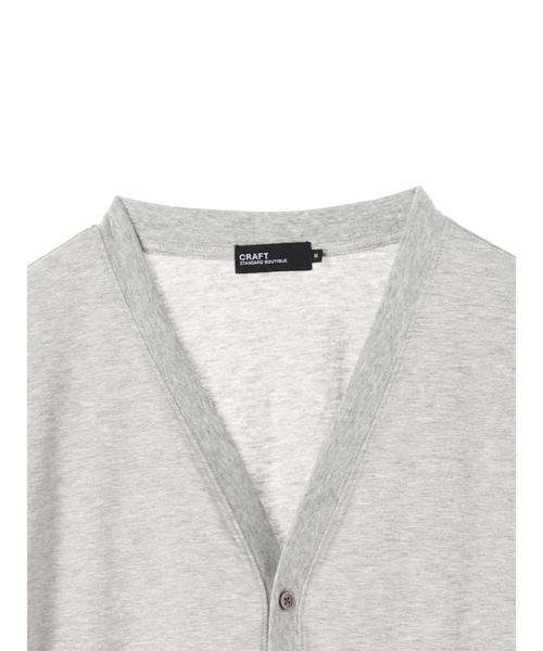 CRAFT STANDARD BOUTIQUE(クラフトスタンダードブティック)の「Vネックカットカーディガン○(カーディガン/ボレロ・メンズ・カーキ/ブルー/ネイビー/グレー系その他・M/LL/L)」の15枚目の写真