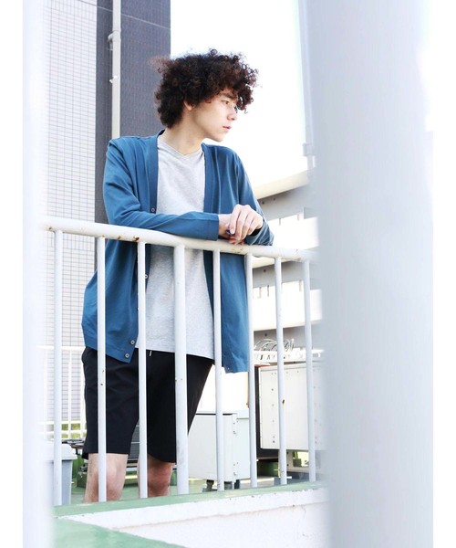 CRAFT STANDARD BOUTIQUE(クラフトスタンダードブティック)の「Vネックカットカーディガン○(カーディガン/ボレロ・メンズ・カーキ/ブルー/ネイビー/グレー系その他・M/LL/L)」の4枚目の写真