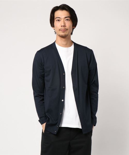 CRAFT STANDARD BOUTIQUE(クラフトスタンダードブティック)の「Vネックカットカーディガン○(カーディガン/ボレロ・メンズ・カーキ/ブルー/ネイビー/グレー系その他・M/LL/L)」の5枚目の写真