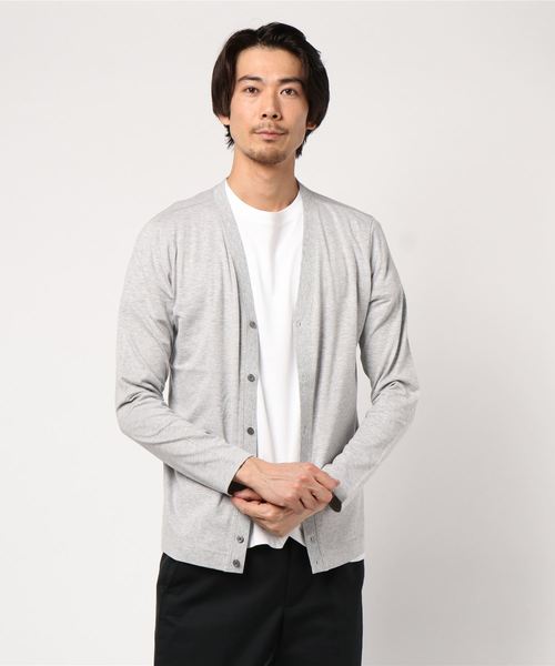 CRAFT STANDARD BOUTIQUE(クラフトスタンダードブティック)の「Vネックカットカーディガン○(カーディガン/ボレロ・メンズ・カーキ/ブルー/ネイビー/グレー系その他・M/LL/L)」の8枚目の写真