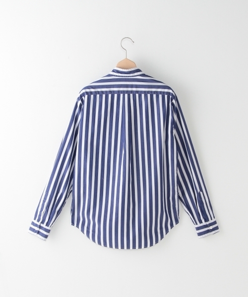 BEAUTY&YOUTH UNITED ARROWS(ビューティーアンドユースユナイテッドアローズ)の「<steven alan>100/2 BIG/ST RV/SM RG/シャツ◆(シャツ/ブラウス・メンズ・ネイビー・X-LARGE/SMALL/MEDIUM/LARGE)」の2枚目の写真