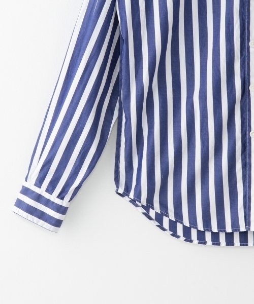 BEAUTY&YOUTH UNITED ARROWS(ビューティーアンドユースユナイテッドアローズ)の「<steven alan>100/2 BIG/ST RV/SM RG/シャツ◆(シャツ/ブラウス・メンズ・ネイビー・X-LARGE/SMALL/MEDIUM/LARGE)」の4枚目の写真