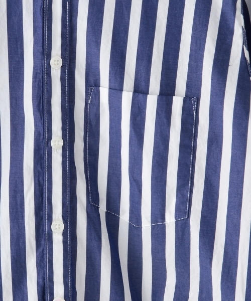 BEAUTY&YOUTH UNITED ARROWS(ビューティーアンドユースユナイテッドアローズ)の「<steven alan>100/2 BIG/ST RV/SM RG/シャツ◆(シャツ/ブラウス・メンズ・ネイビー・X-LARGE/SMALL/MEDIUM/LARGE)」の6枚目の写真