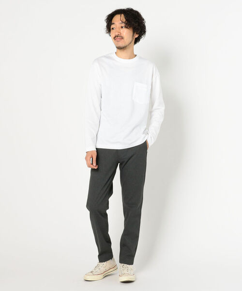 GLOSTER（グロスター）の「ドビーワンダーシェイプパンツ（スウェットパンツ・メンズ・ベージュ/ネイビー/グレー・L/XL/S/M）」の6枚目の写真